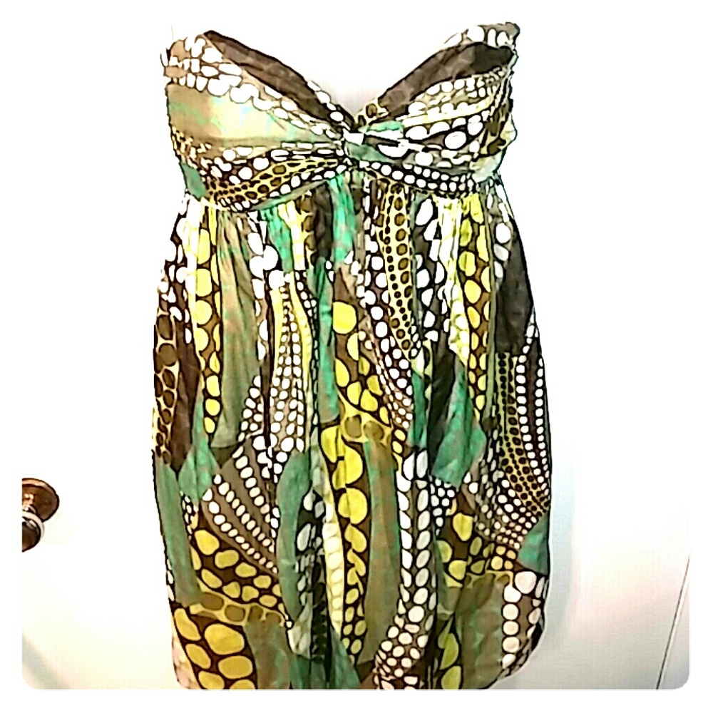 Original Milly New York Multi Polka Dot Dress